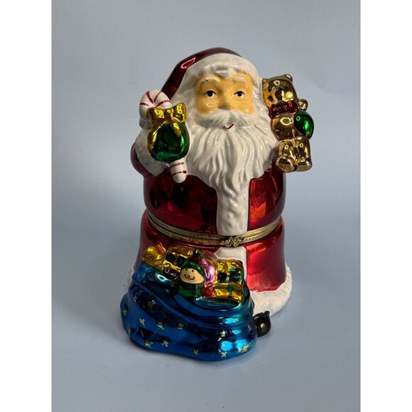 Mr. Christmas Other - Vintage Mr. Christmas Wind-Up Musical Santa Figurine w/Rotating Scene